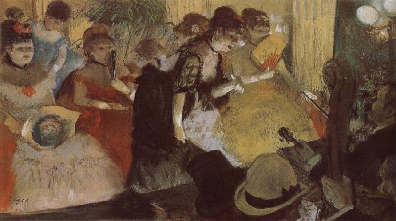 Edgar Degas Opera performance in the restaurant oil painting picture